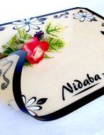 Nidaba Non-Stick Silicone Baking Mat- Half Sheet - Botanic Design N5