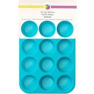 Lucentee Large Muffin Pans - Top Non Stick Bakeware for Muffins, Cakes and Cupcakes - 12 Cups Texas Jumbo Silicone... N2
