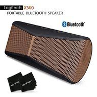 Logitech X300 Portable Bluetooth Speaker COPPER BLACK with Powerful Bass System and Built-in Rechargeable Battery