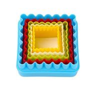 GoFriend&reg; Multi-shaped Plastic Cookie Cutters Cake Fondant Molds Mousse Ring and Biscuit Cutter Set Different...