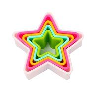 GoFriend&reg; Multi-shaped Plastic Cookie Cutters Cake Fondant Molds Mousse Ring and Biscuit Cutter Set Different... N5