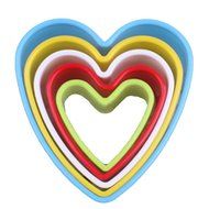 GoFriend&reg; Multi-shaped Plastic Cookie Cutters Cake Fondant Molds Mousse Ring and Biscuit Cutter Set Different... N9