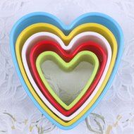 GoFriend&reg; Multi-shaped Plastic Cookie Cutters Cake Fondant Molds Mousse Ring and Biscuit Cutter Set Different... N12