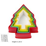GoFriend&reg; Multi-shaped Plastic Cookie Cutters Cake Fondant Molds Mousse Ring and Biscuit Cutter Set Different... N16