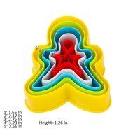 GoFriend&reg; Multi-shaped Plastic Cookie Cutters Cake Fondant Molds Mousse Ring and Biscuit Cutter Set Different... N25
