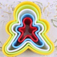 GoFriend&reg; Multi-shaped Plastic Cookie Cutters Cake Fondant Molds Mousse Ring and Biscuit Cutter Set Different... N26