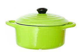 Mini Stoneware Round Personal Casserole Baker (Orange) N5