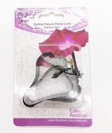 KOOTIPS 2 Pcs/Set of Hibiscus Flower Cutter Decor Fondant Cake Cutters for Stainless Steel (Hibiscus) N18