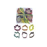 Dress My Cupcake DMC41CC1870 Mini Autumn 6-Piece Cookie Cutter Set