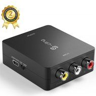 S-ciing RCA Composite CVBS AV to HDMI Video Audio Converter AV2HDMI Adapter Mini Box Support 1080P for TV/PC/PS3...