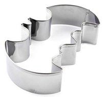 CXFashion Animal Stainless Steel Cookie Cutter Baking Mould Biscuit Fondant Mold Bread - Elephant Shape N19