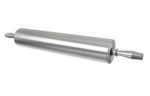 American Metalcraft RP5718 Rolling Pins and Pie Rollers, 26.5&quot; Length x 3.5&quot; Width, Silver