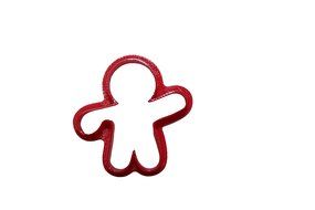 Gingerbread Man Mug Hanger Cookie Cutter N3