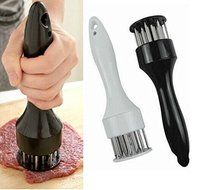 Drhob 1pcs Profession Meat Meat Tenderizer Needle With Stainless Steel Kitchen Tools Black White