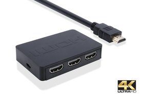 3Csmart 3 Port HDMI Switch with Pigtail Cable Supports 3D, 1080P, HD Audio N9