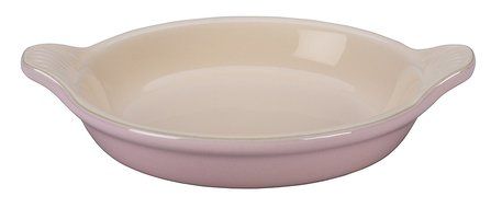 Le Creuset of America Stoneware Heritage Cr&egrave;me Brule Dish, 7 oz, Hibiscus