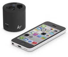 KitSound PocketBoom Universal Bluetooth Portable Speaker Compatible with Smartphones, Tablets and MP3 Devices... N4