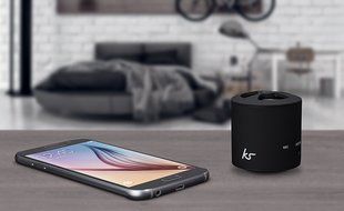 KitSound PocketBoom Universal Bluetooth Portable Speaker Compatible with Smartphones, Tablets and MP3 Devices... N7