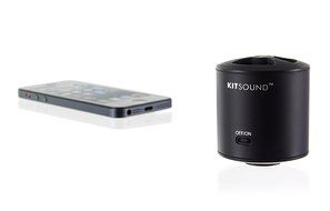 KitSound PocketBoom Universal Bluetooth Portable Speaker Compatible with Smartphones, Tablets and MP3 Devices... N8