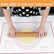2win2buy Silicone Baking Mat with Measurements,Non-Stick Reusable Non-Toxic Heat-Resistant Food-Grade Silicone... N5