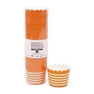 Simply Baked Small Paper Baking Cups &amp; Cake Toppers, Red N8