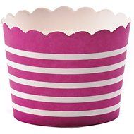 Simply Baked Small Paper Baking Cups &amp; Cake Toppers, Red N35