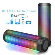 D.M LIFE Hip-Hop Protable Light Bluetooth Speakers, Hi-Fi 6 Pulse LED Wireless Colorful Bass Speaker Build in... N5
