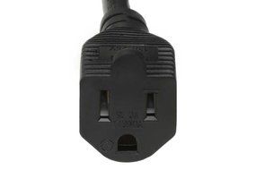 SF Cable, 1ft Ultra Low Profile Angle NEMA 5-15P to 5-15R with 12 inches 16/3 AWG SJT N5
