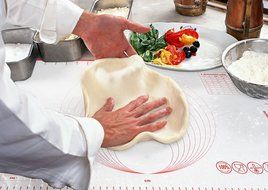 ME.FAN&trade; Silicone Pastry Mat With Measurements - 23&rsquo;&rsquo;x15&rsquo;&rsquo; Non-Stick Cookie Sheet - Full Sticks to Countertop Silicone... N6