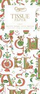 Entertaining with Caspari The Spirit of Christmas Gold Tissue Paper, Package of 4 Sheets N3