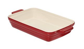 Baker&#039;s Advantage Ceramic Rectangular Baker, 9-by-13-Inch, Red N2