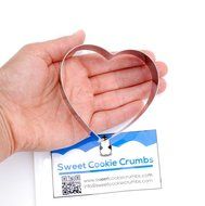 Heart Cookie Cutter- Stainless Steel N2