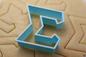 Live Greek - Greek cookie cutter - Sigma (3 x 2.75 Inches) N2