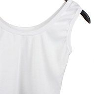 AIMTOPPY Women Tight Crop Top Skinny O-Neck T-Shirts Sports Dance Short Vest (L, Black) N13