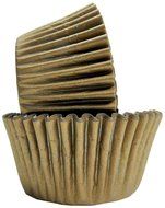 Regency Wraps 40-Count Greaseproof Baking Cups, Standard, Gold Matte