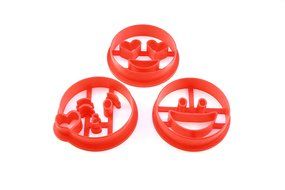 3-Pack Emoji Cookie Cutter N4