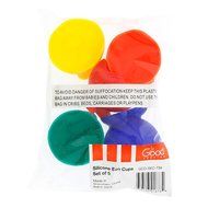 Silicone Egg Cup Holders- Set of 5 Rainbow Serving Cups N2