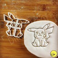 FULL SET of 4 Classic Pokemon Characters Inspired Cookie cutters (Get ALL FOUR!: Pikachu + Charmander + Squirtle... N3