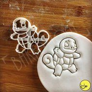 FULL SET of 4 Classic Pokemon Characters Inspired Cookie cutters (Get ALL FOUR!: Pikachu + Charmander + Squirtle... N5