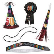 Birthday Cheer 60th Birthday Party Accessories Kit, 5pc N14