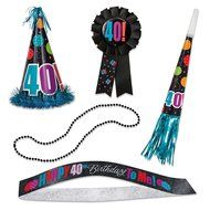 Birthday Cheer 60th Birthday Party Accessories Kit, 5pc N20