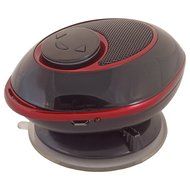 Lyrix Duo Bluetooth Speaker with Removable Receiver - Retail Packaging - Black/Red