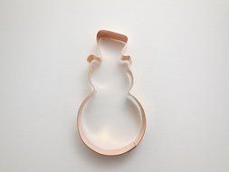 Copper Snowman Cookie Cutter N3