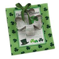 DII 100% Cotton, Machine Washable, Everyday Kitchen Basic Printed Dishtowel with Shamrock Shaped Cookie Cutter...