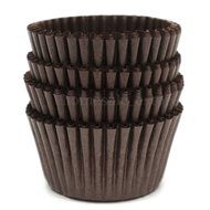 500pcs/Mini Standart Baking Cup for Cupcake and Muffin Baking paper Cup Trays for Wedding Party Birthday Decoration-Chocolate...