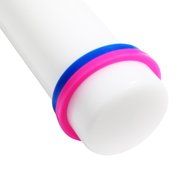 KurtzyTM Set Of 3 Smooth Rolling Pins- 23cm/33cm/50cm- With Guide Rings For Cake Decorating, Icing N2