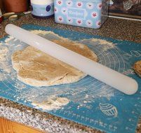 KurtzyTM Set Of 3 Smooth Rolling Pins- 23cm/33cm/50cm- With Guide Rings For Cake Decorating, Icing N4