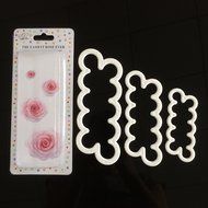 Happy Collections Cake Decorating Gumpaste Flowers &amp; The Easiest Rose Cutter Ever Set Of 3 N5