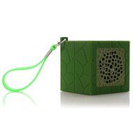Muangan Mini Portable Cube Stereo Wireless Bluetooth Speaker for SmartPhone Tablet (ARMY GREEN)