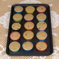 Silicone Cupcake Liners - Set Of 12 Premium Orange Muffin Baking-Cups In Storage Container. N13